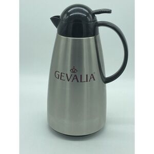 Gevalia Thermal Carafe Coffee Pot Stainless Steel 1 Quart Server Pitcher